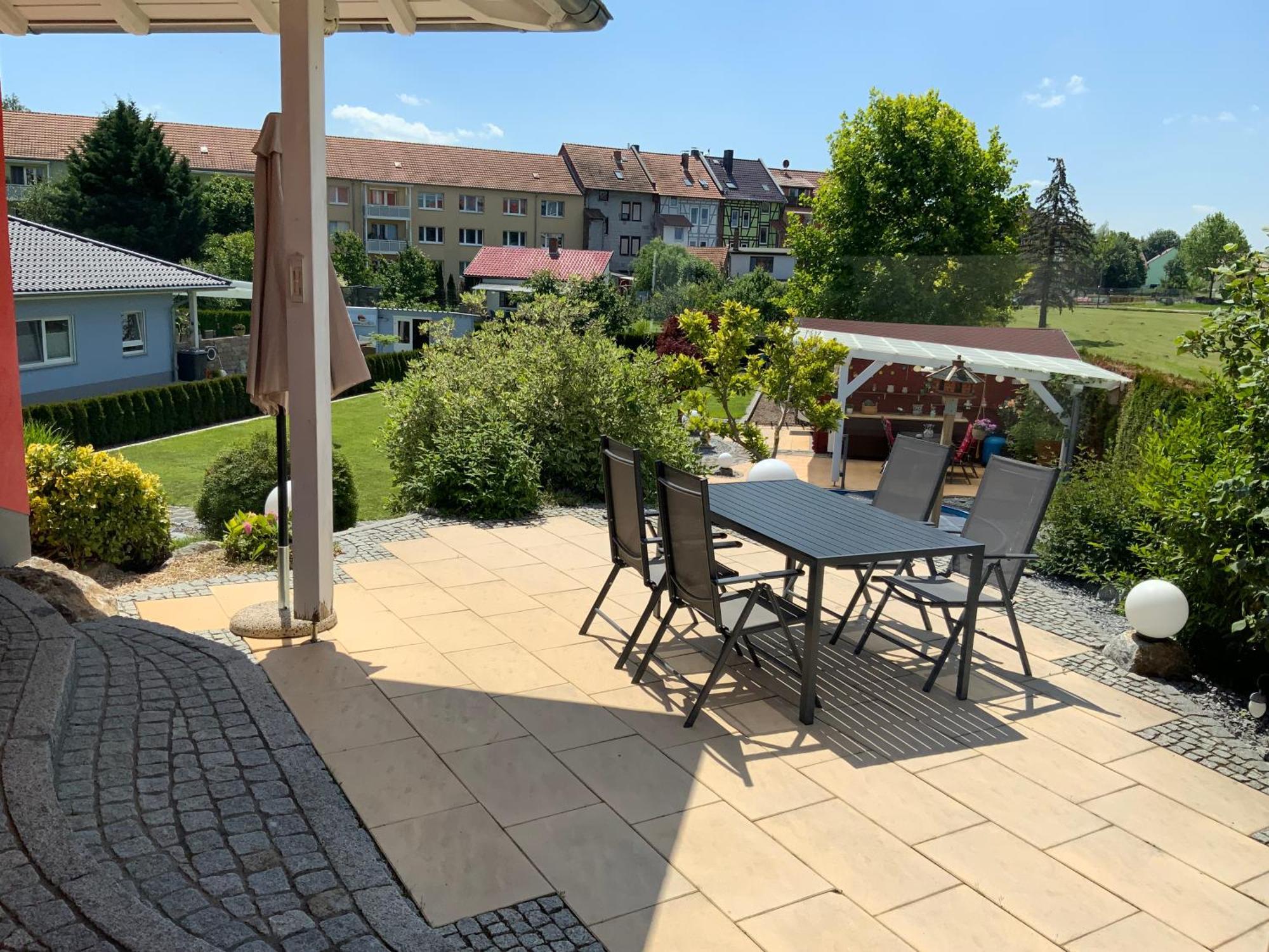 Ferienhaus Luebke, Gartenblick มึลเฮาเซน ภายนอก รูปภาพ